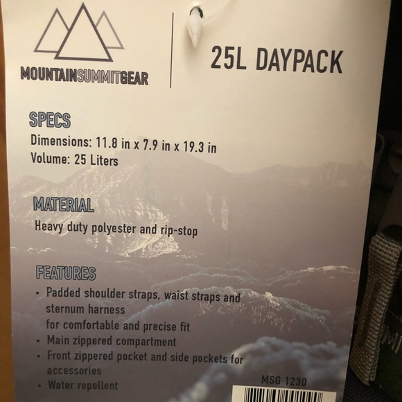 MountainSummitGear 25L DayPack - Picture 2 of 5